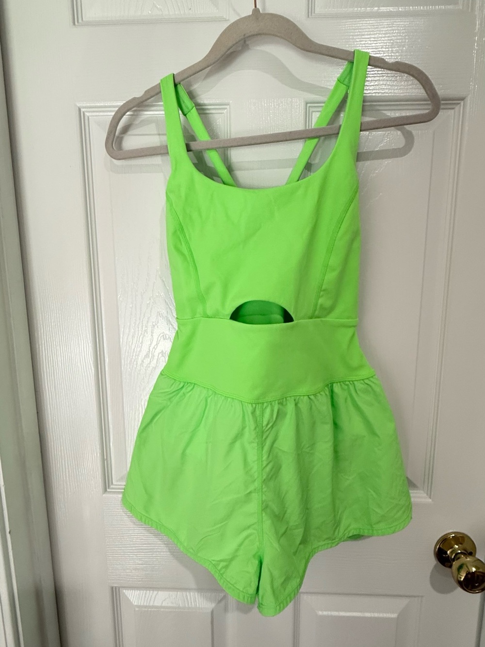 FP Movement by Free People Neon Green Active Romper